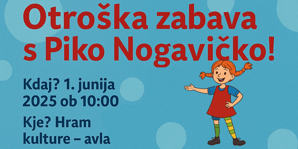 Otroška zabava s Piko Nogavičko